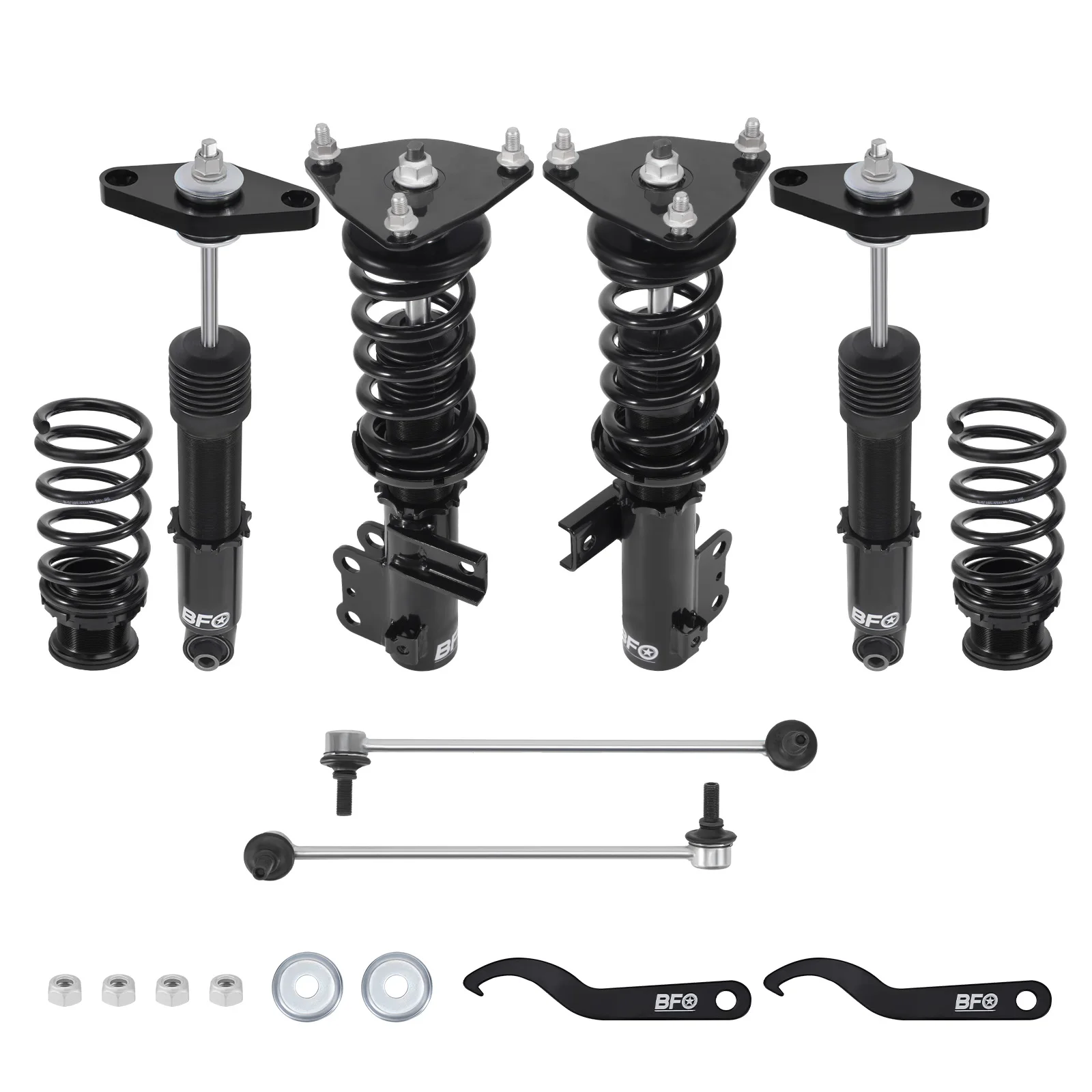 Coilovers Struts for Hyundai Genesis Coupe 11-16 Adj. Height Coil Springs Kit