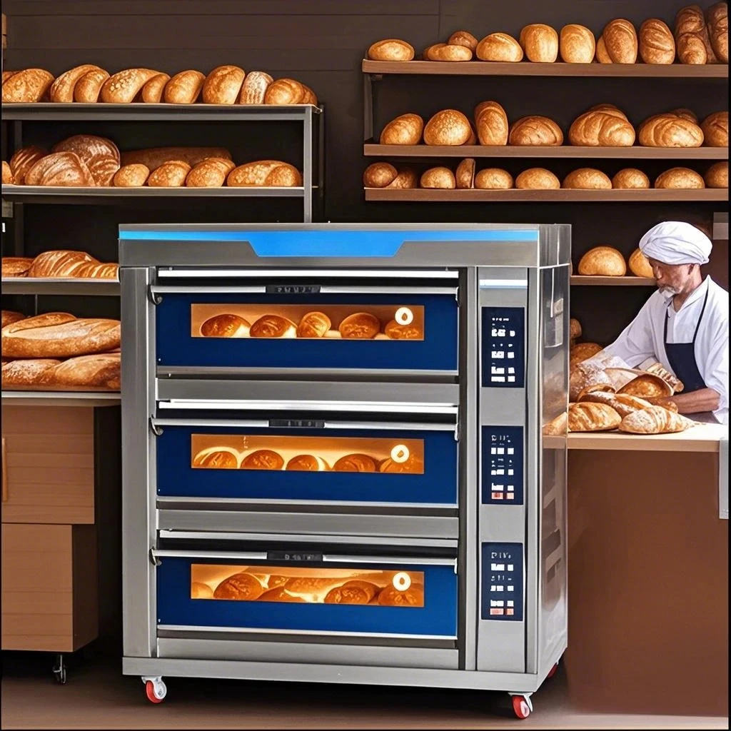 فرن تجاري صناعي للمخابز، فرن خ - مراجعة Commercial Kitchen Baking Oven وسعره