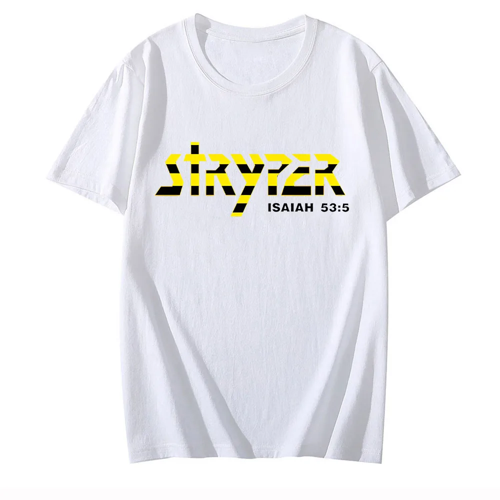 Stryper T Shirt Graphic Printing Hip Hop Grunge Tee-shirt Short Sleeve Fashion High Quality Tshirt Camiseta Hombre O-neck Tees