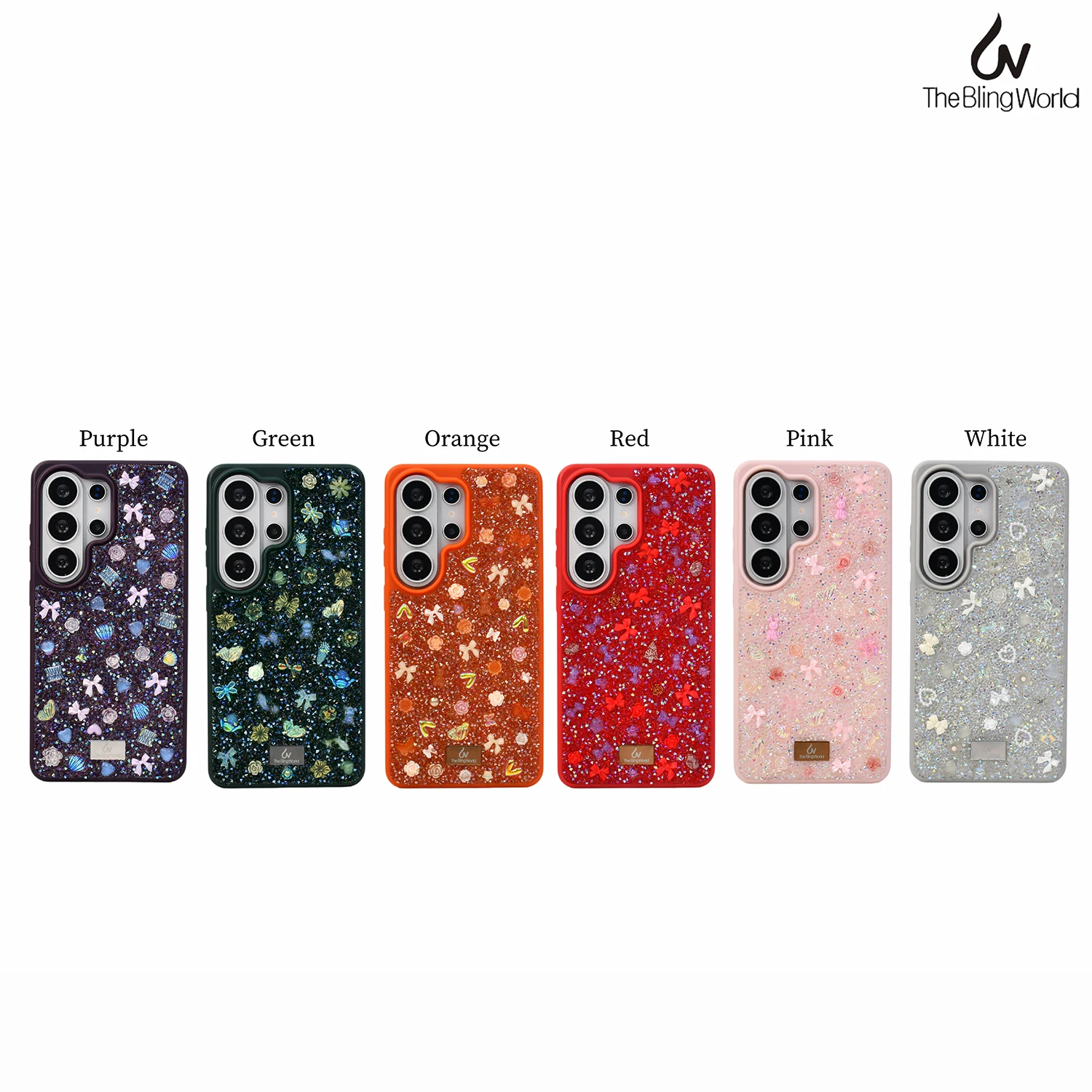 

The Bling World Luxury Crystal Case for Samsung Galaxy S26 Ultra S26 Plus S26+ Glitter Diamond 3D Flower TPU Cover Women Girl