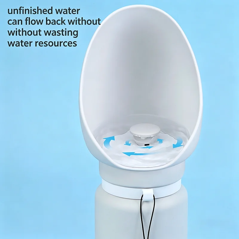 Botella de agua plegable para perros – Bebedero comedero 2 en 1 paseos - imagen 3