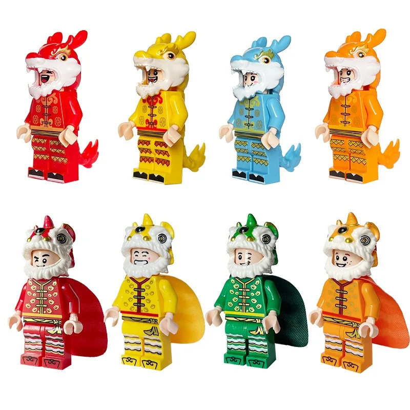 

Конструктор-головоломка для детей серии W046: Сборная кукла из строительных блоков для трансграничной торговли