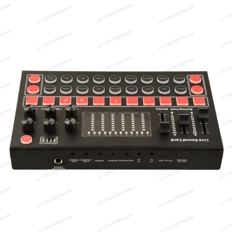 

M9 USB Audio Interface， Plug & Play for PC， Phone & Live Streaming， Stereo Sound with Mic & Monitoring， Portable Sound Card