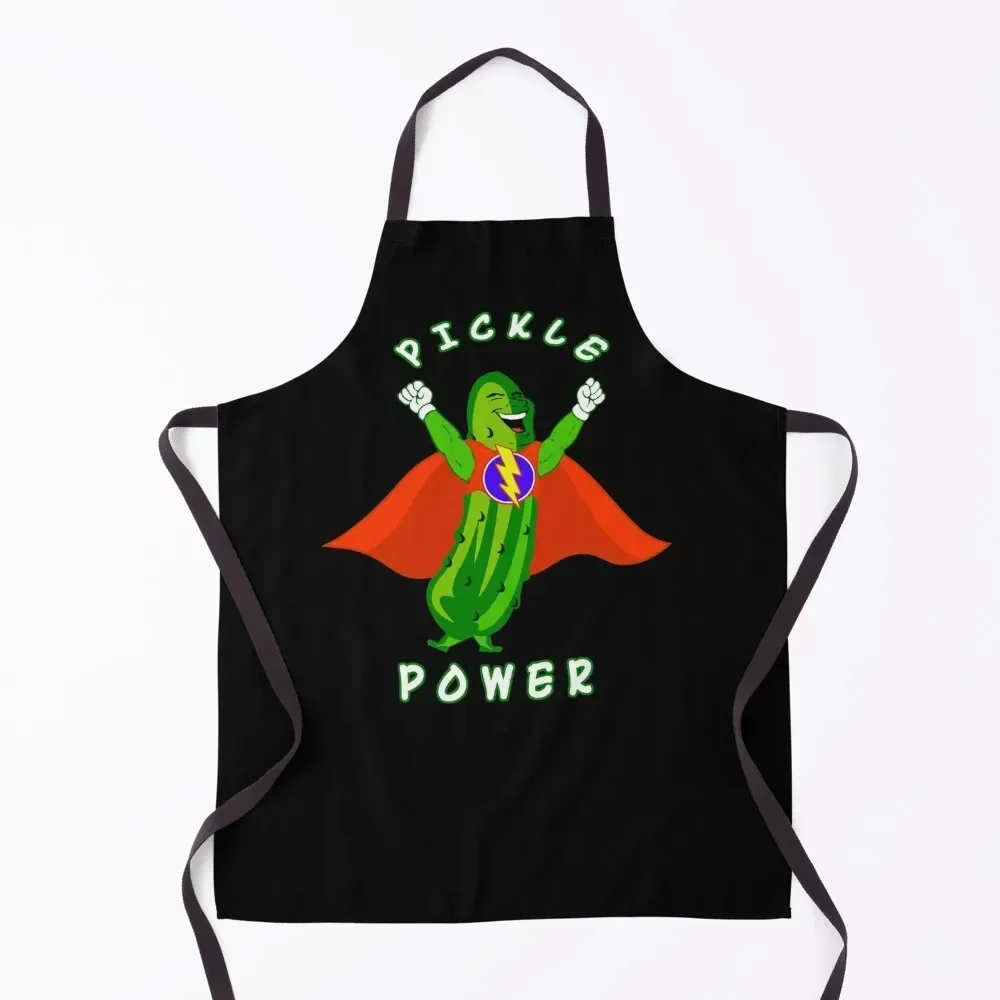 Pickle Power Apron Art kindergarten teacher Ladies Apron