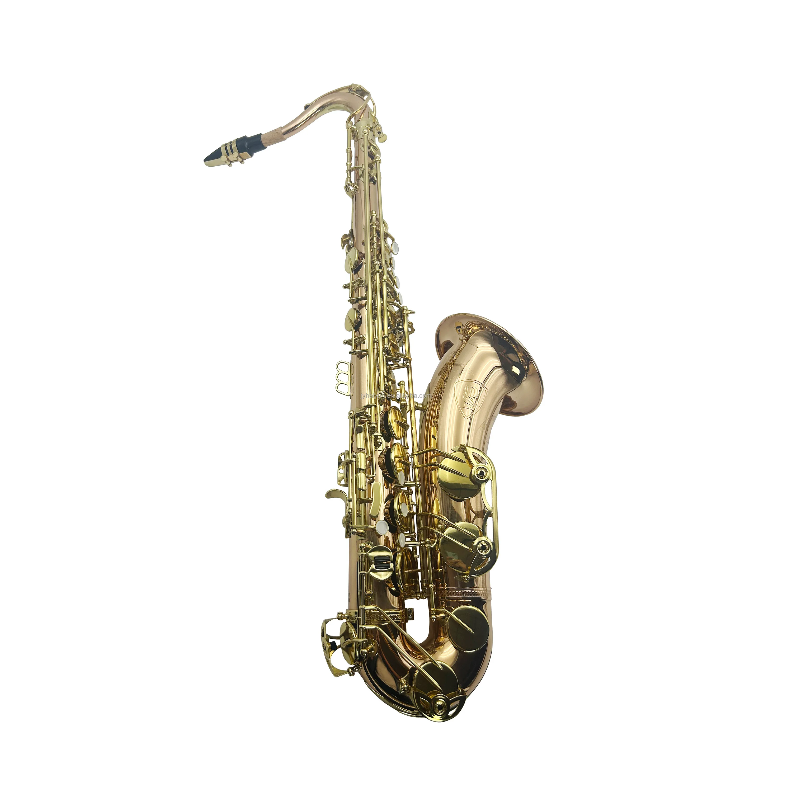Professional Bb Tenor Saxophone Phosphor Copper Double Sterns Foldable Waterproof OEM for Beginners