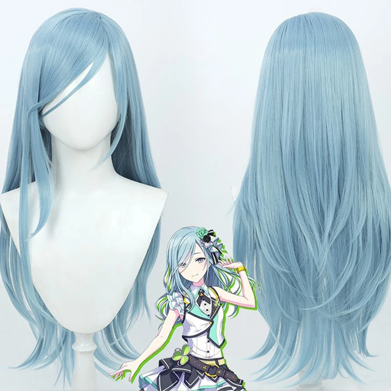 Anime Game Project Sekai Colorful Stage Hinomori Shizuku Cosplay Wig Adult Women Long Straight Hair Wigs Halloween Costume Props