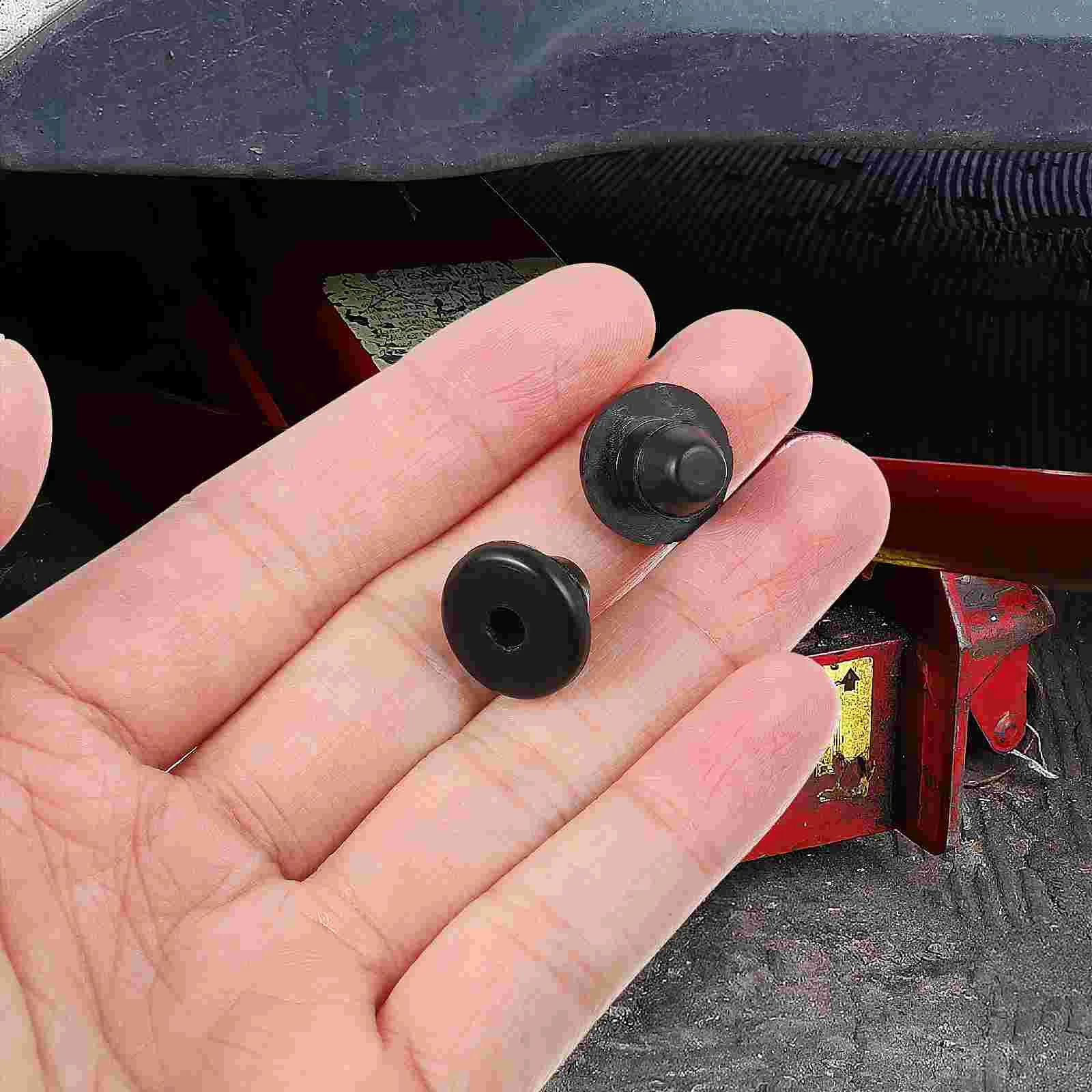 5 Pcs Oil Clogged Rubber Plug Leak Floor Jack Filler Hydraulic Drain Jacks Cars Horizontal Plugs Trolley image 3