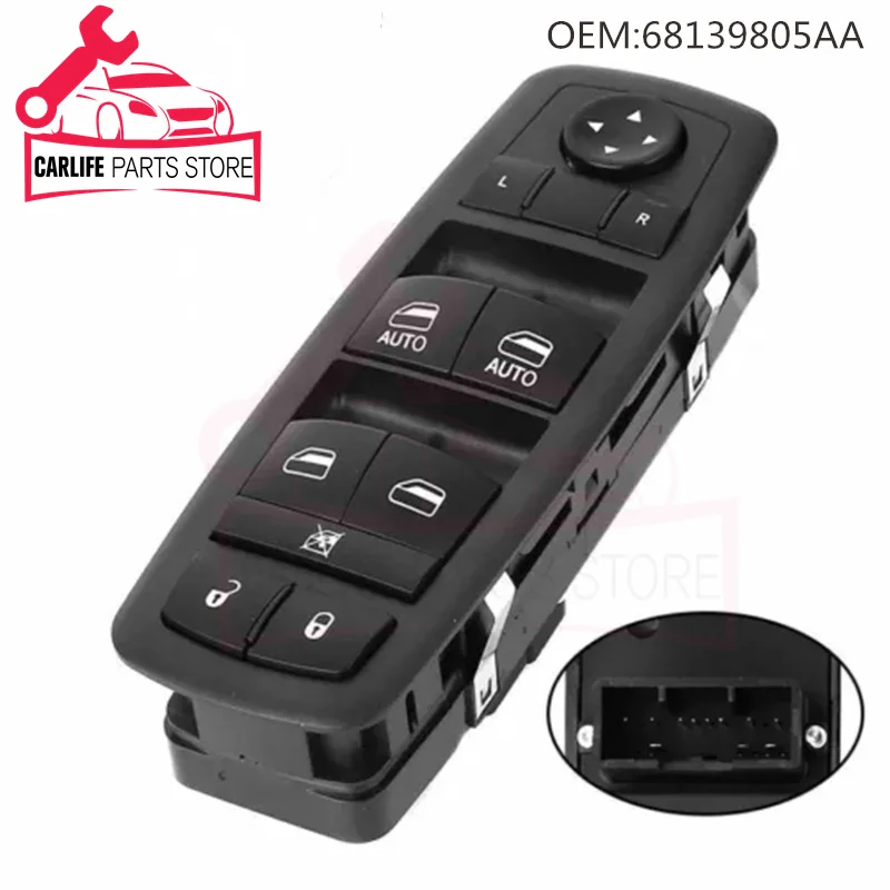 

Power Master Window Switch For 2011-2017 Dodge Charger Chrysler 300 200 C S Ram 1500 68231805AA 68139805AB 68139805AA 56046823AC