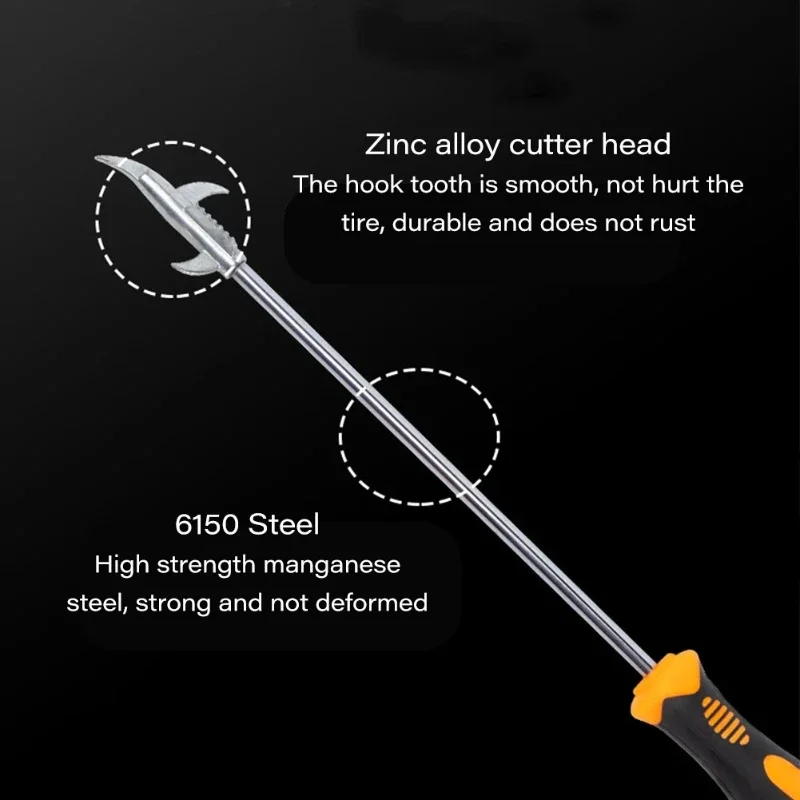 

Car Tire Stone Cleaning Hook Tire Gap Stone Removal Hook Remover Detachable Screwdriver Cleaner Car Tire Repair Tools
