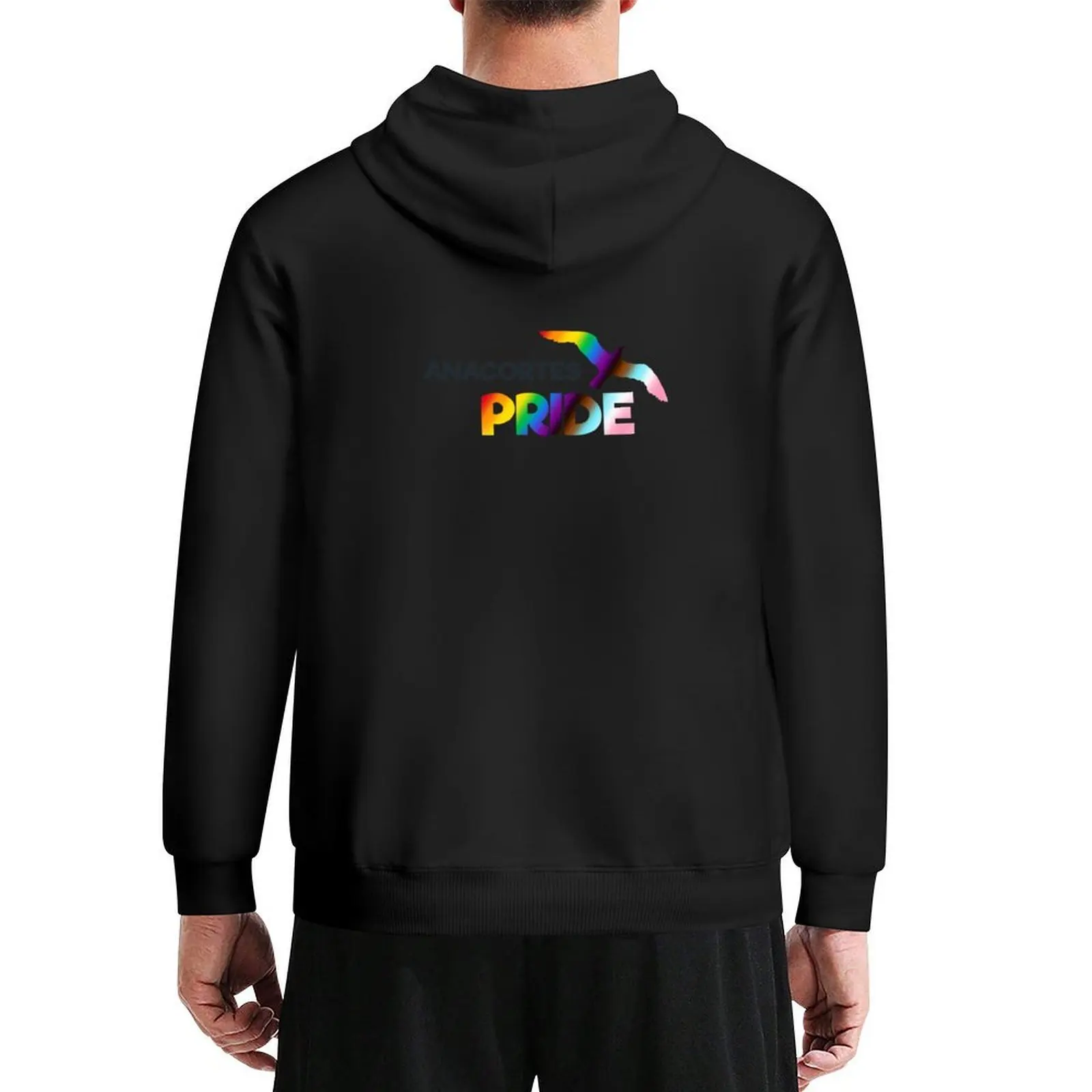 

Anacortes Pride Logo Hoodie men's autumn clothes male clothes hooded shirt japanese style hoodies for men high quality