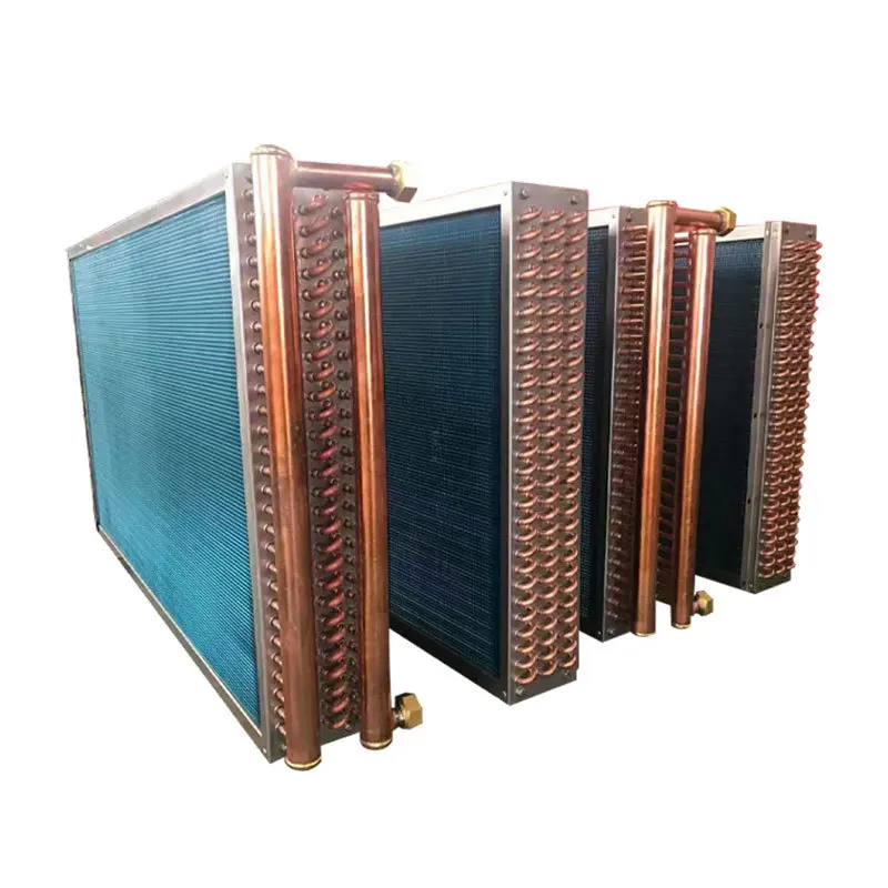High Efficiency Aluminium Tube Finned Radiator For Industrial Dryer Loop Cooling System With CE