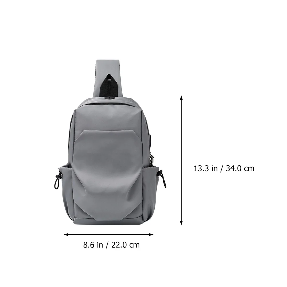 1Pcs Waterproof Chest Bag Lightweight Nylon Cross Body Pouch for Phone Wallet Keys Travel Stylish Adjustable Belt