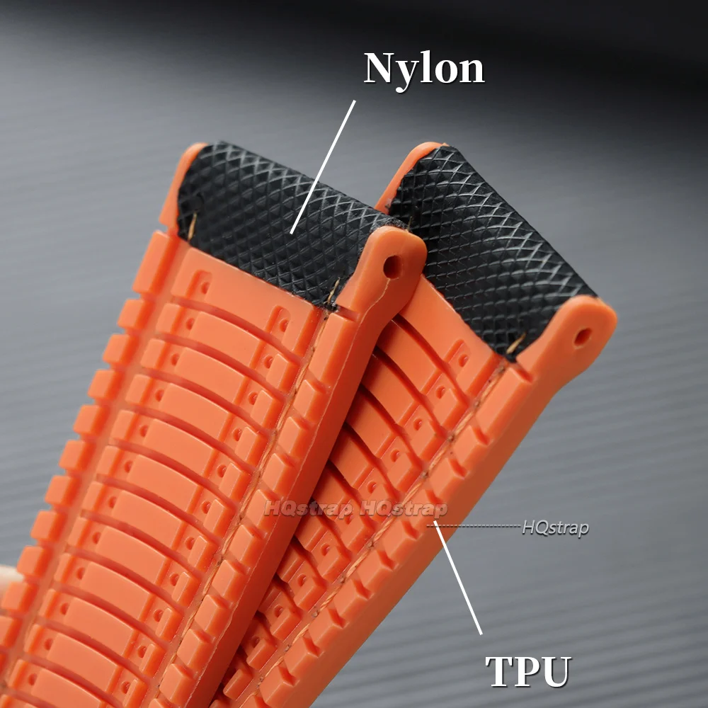 High Quality Nylon Rubber Bottom Watch Strap for Omega Watchband 18mm 20mm 21mm 22mm Waterproof Blue Orange Men Women Bracelet - view 5