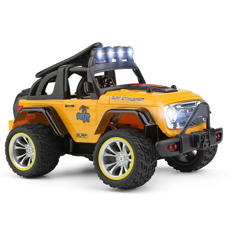 RC Car MINI Truck 1:32 Remote Control Vehicle All Terrain SUV 2.4GHz Radio Controlled Led LIght Car Toy for Boys Children's Gift