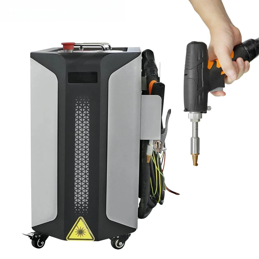 1500W Air Cooled 3 In 1 Fiber Laser Welder Multi Purpose Machine For Metal Welding Cutting And Cleaning Work
