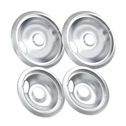 Round Hob Cover Drip Oil Filter Tray Stove Burner Drip Pans for Electric Stove Top Thickening to Prevent Bending and Rust