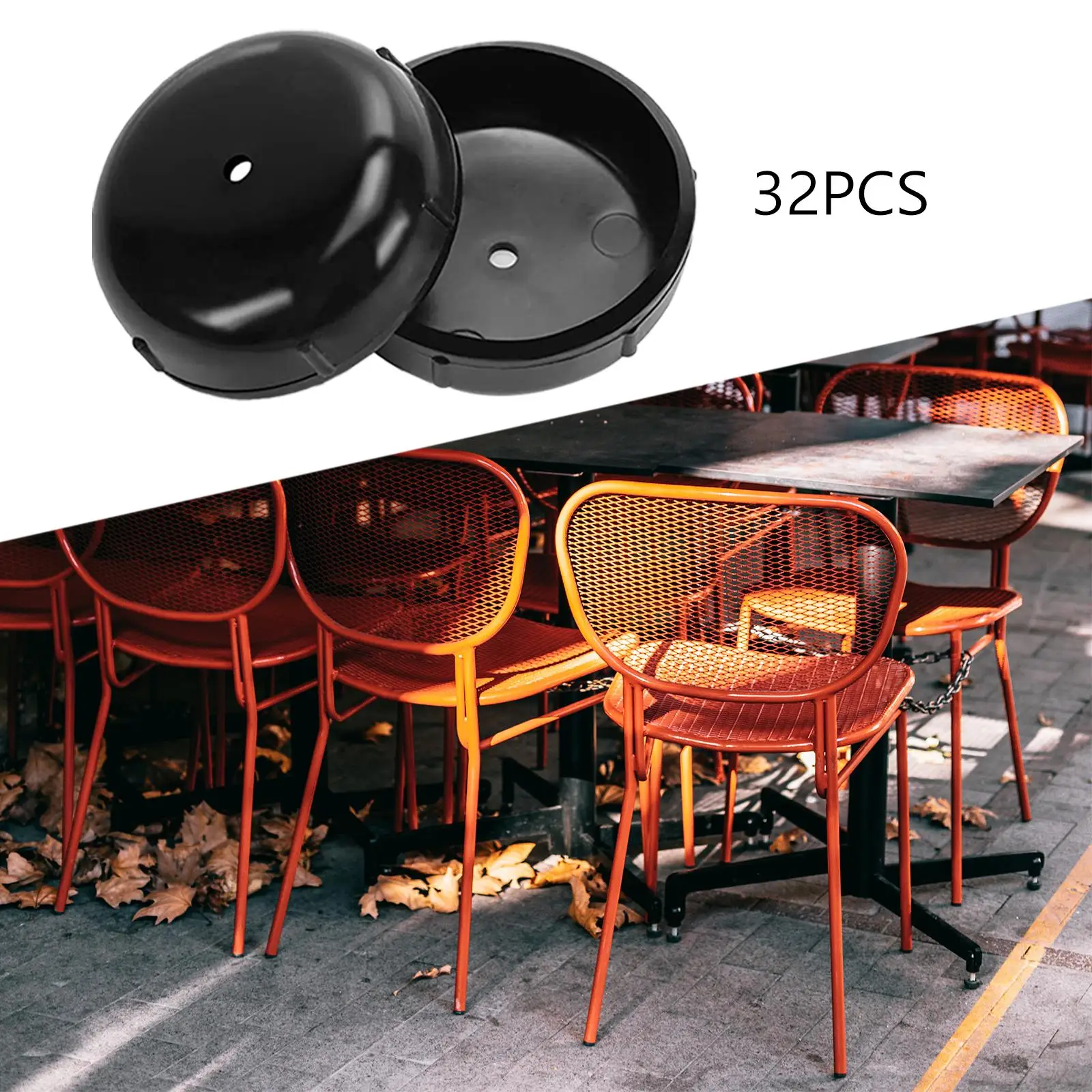 32 Pieces Patio Furniture Glides 1.5