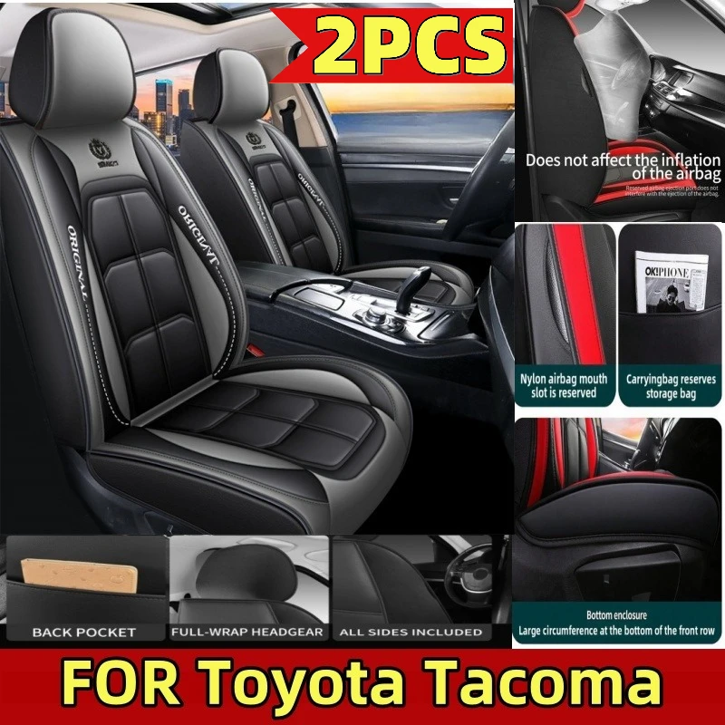 

FOR Toyota Tacoma Car seat cover high-end PU leather waterproof and dirt-resistant full-wrapped muscle seat cover four seasons