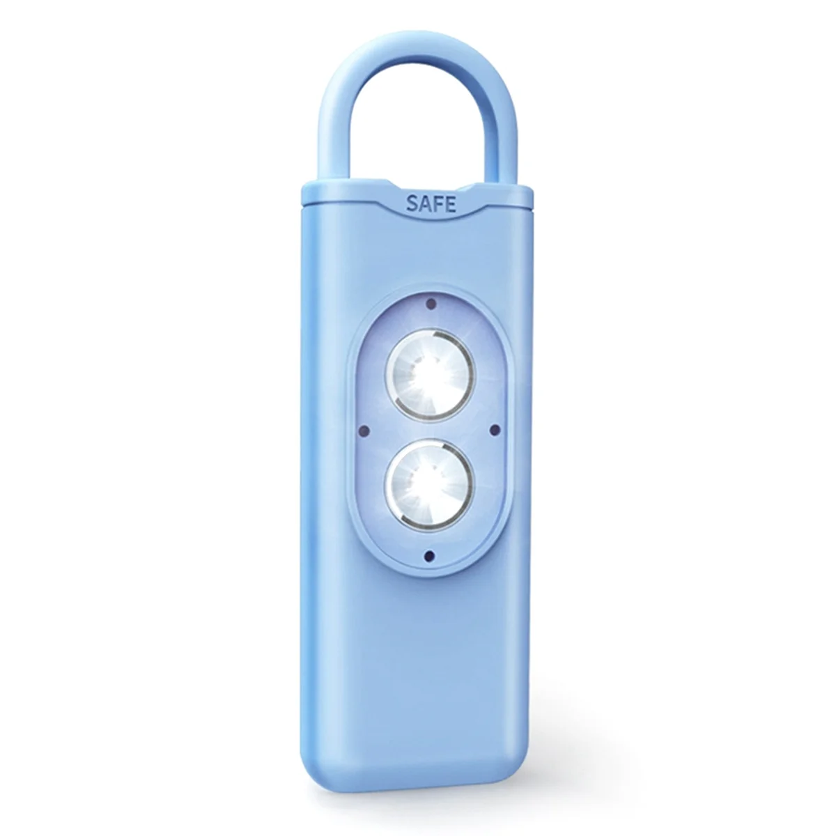 Alarm 130DB Anti-Wolf Alert for Girl Child Women Carrying Scream Loud Panic Alarm Emergency Alarm Keychain Blue