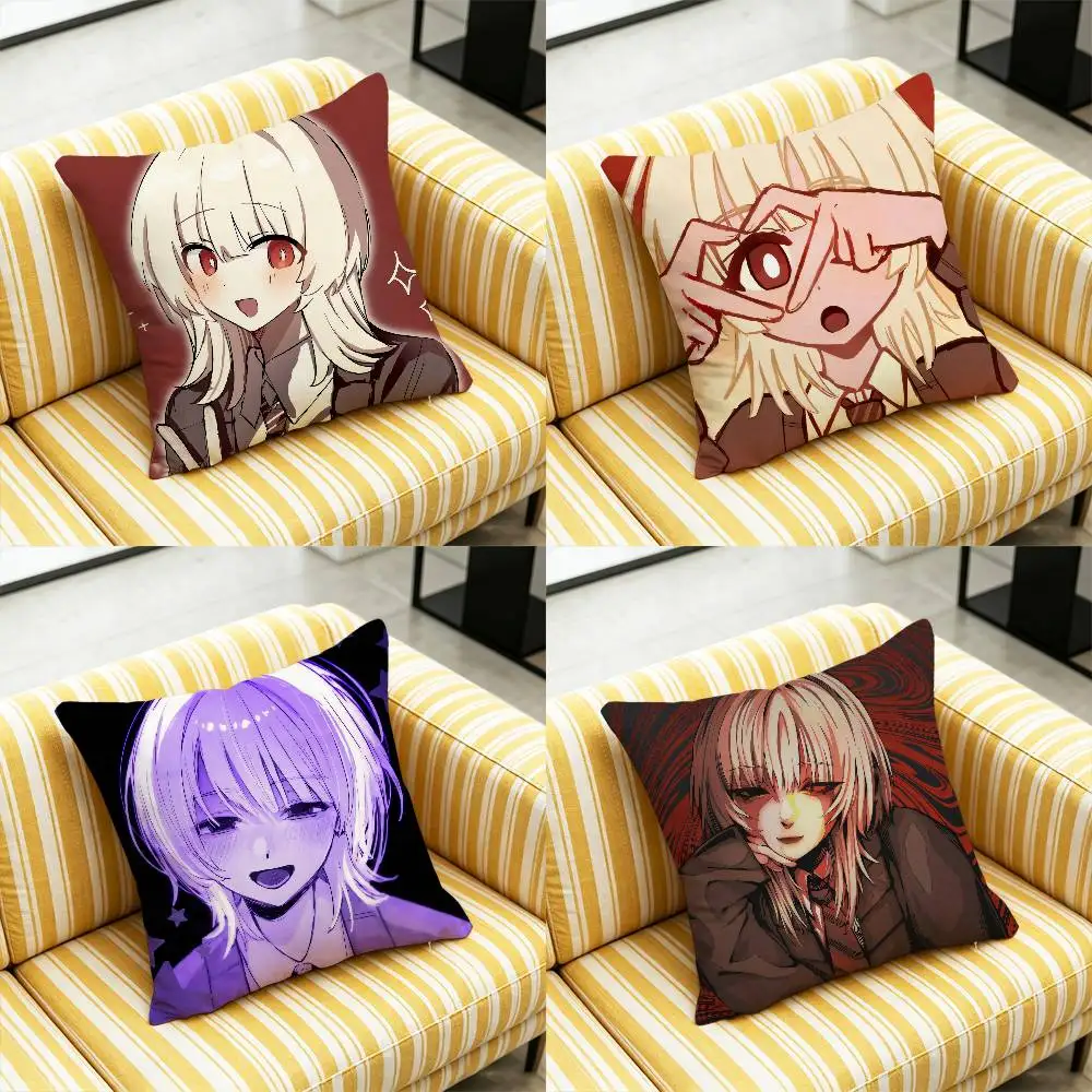 For Saihate Station Shion Tatsunami Haru Akinashi Throw Pillow Cover Case Custom Decorative Pillowcase Accent Cushion Covers
