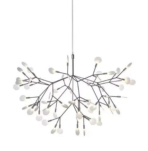 Nordic Firefly LED Plafondlamp Heracleum Hanglamp voor Keuken Woonkamer Slaapkamer Hotel Rosegoud Ronde ringlamp