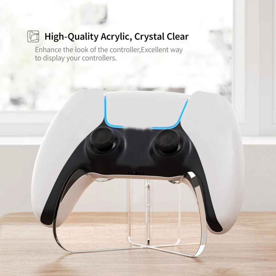 1pc Transparent Acrylic Remote Control Display Stand, Small Ornament Base Support,   Game Controller Base Desktop Display Rack