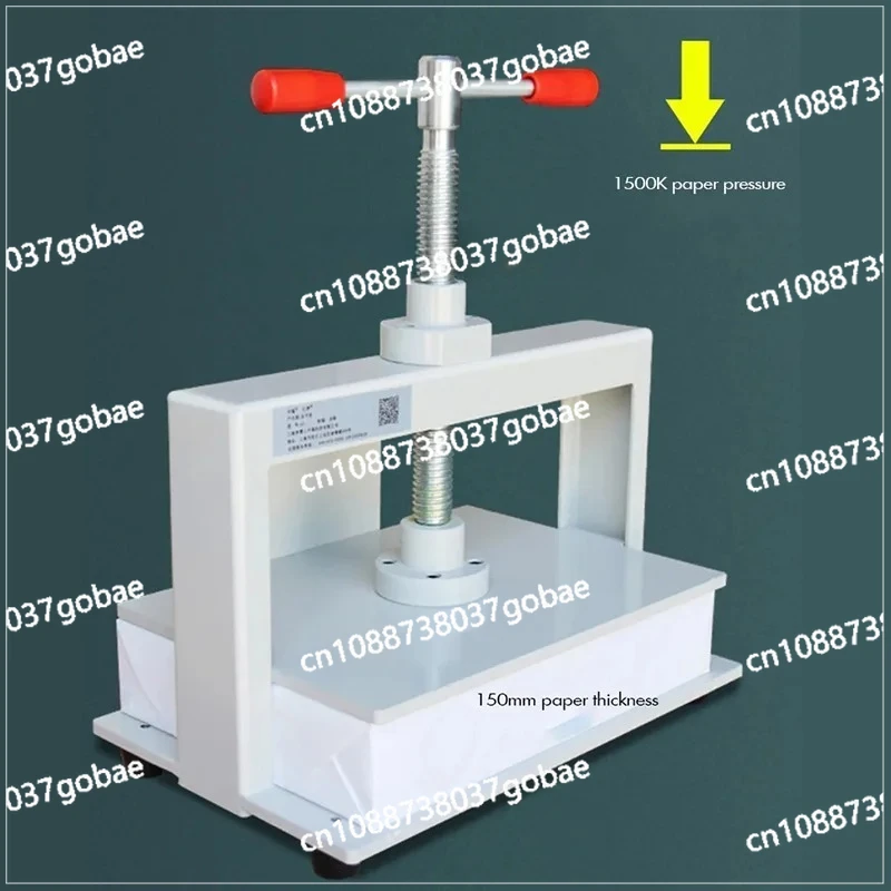 Manual Paper Press Machine A4 Book Press, Bookbinding Notes Office Invoice Steel Flattening Machine, Heavy Duty Bookbinder