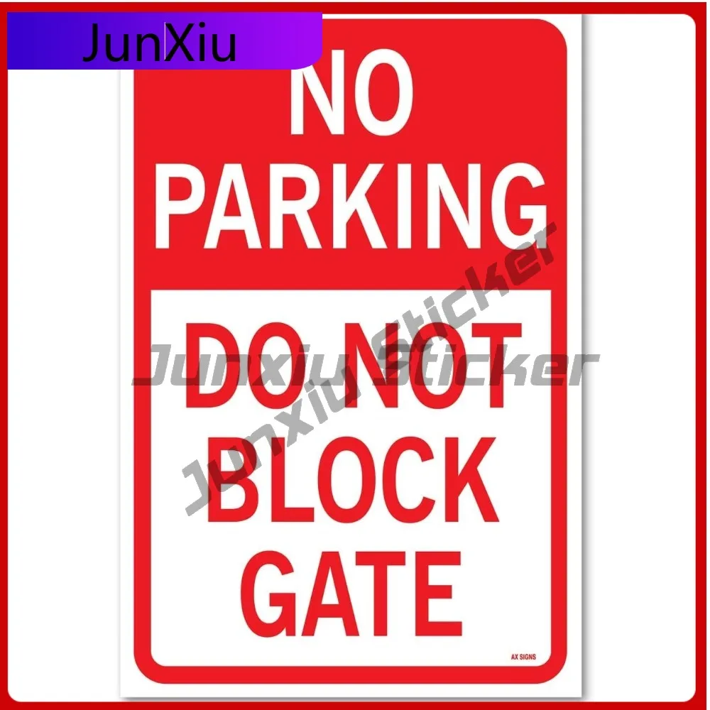 

No Parking Do Not Unique Car Laptop Boat Walls Walls Motor Home Decal Sticker Cool Cool Retro Unique Unique Cute Cool