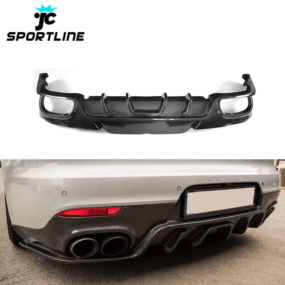 Carbon fiber Rear Bumper Car Diffuser for Porsche Panamera 970 GTS Turbo S 14-16