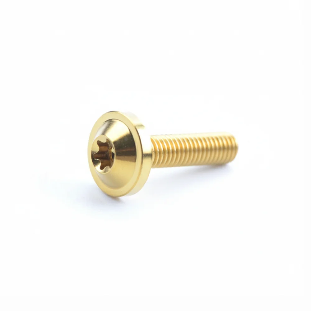 High Quality M6x10 Titanium Bolts M6x20 M6x15 T30 Torx Bolts with Torx Head Motorcycle Fasteners