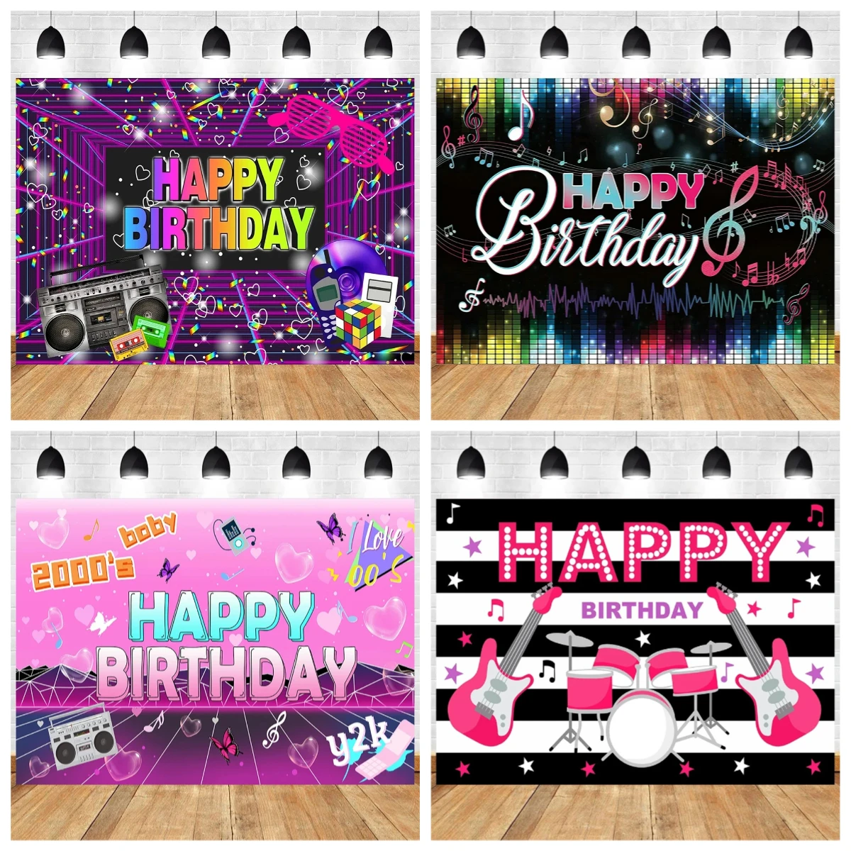 

Dream Starry Sky Tok Pop Music Melody Play Theme Birthday Party Supplie Decor Dynamic Tik Musical Tiktok Photo Banner Background