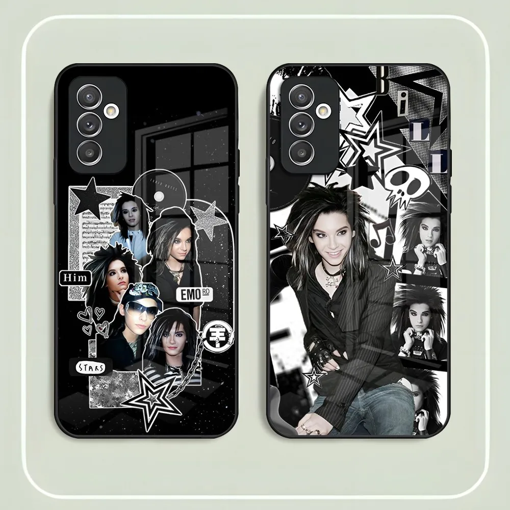 Singer Bill Tom Kaulitz Tokio Hotel Phone Case for Samsung S24 Ultra S23 S22 S20 Fe S21 Plus Galaxy A54 A34 A24 A53 M54 Note 20 