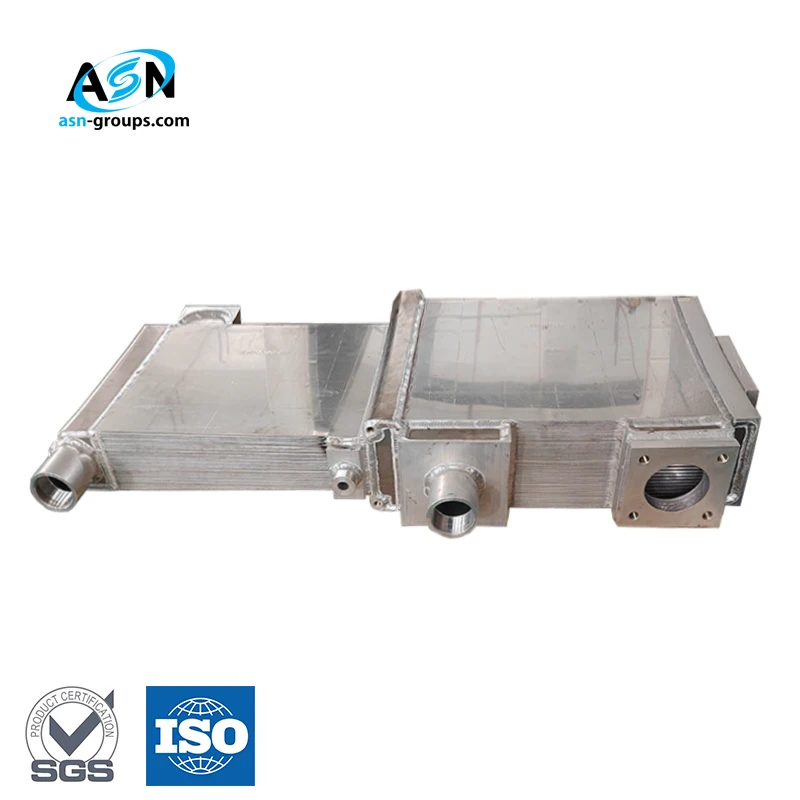 Aluminum Plate-fin Heat Exchanger Radiator Core Refrigerant Dryer Pre-cooling Evaporator with Stable Structure