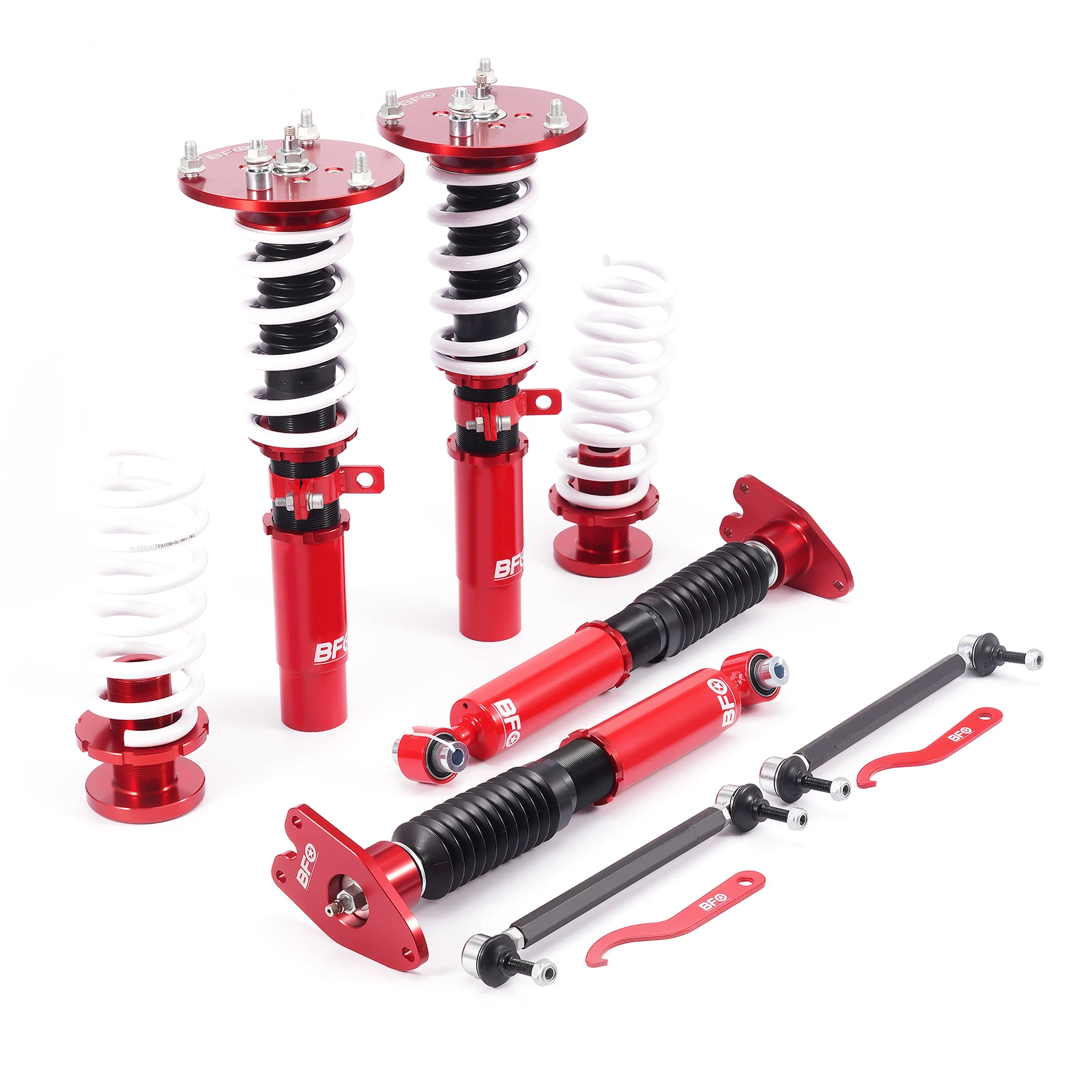 Front & Rear Coilover 24 Way Adjustable Coilovers Suspension Spring Shock Absorber For BMW F20 F21 F22 F30 F32 2011-2019 RWD