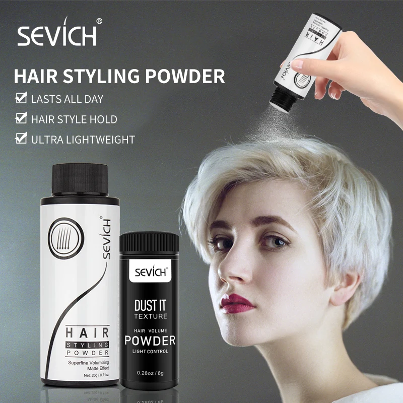 

Sevich 8g/20g Fluffy Hair Powder Hair Volumizing Mattifying Powder Absorb Grease Fiber Hairspray Hair Care Styling Product Hot