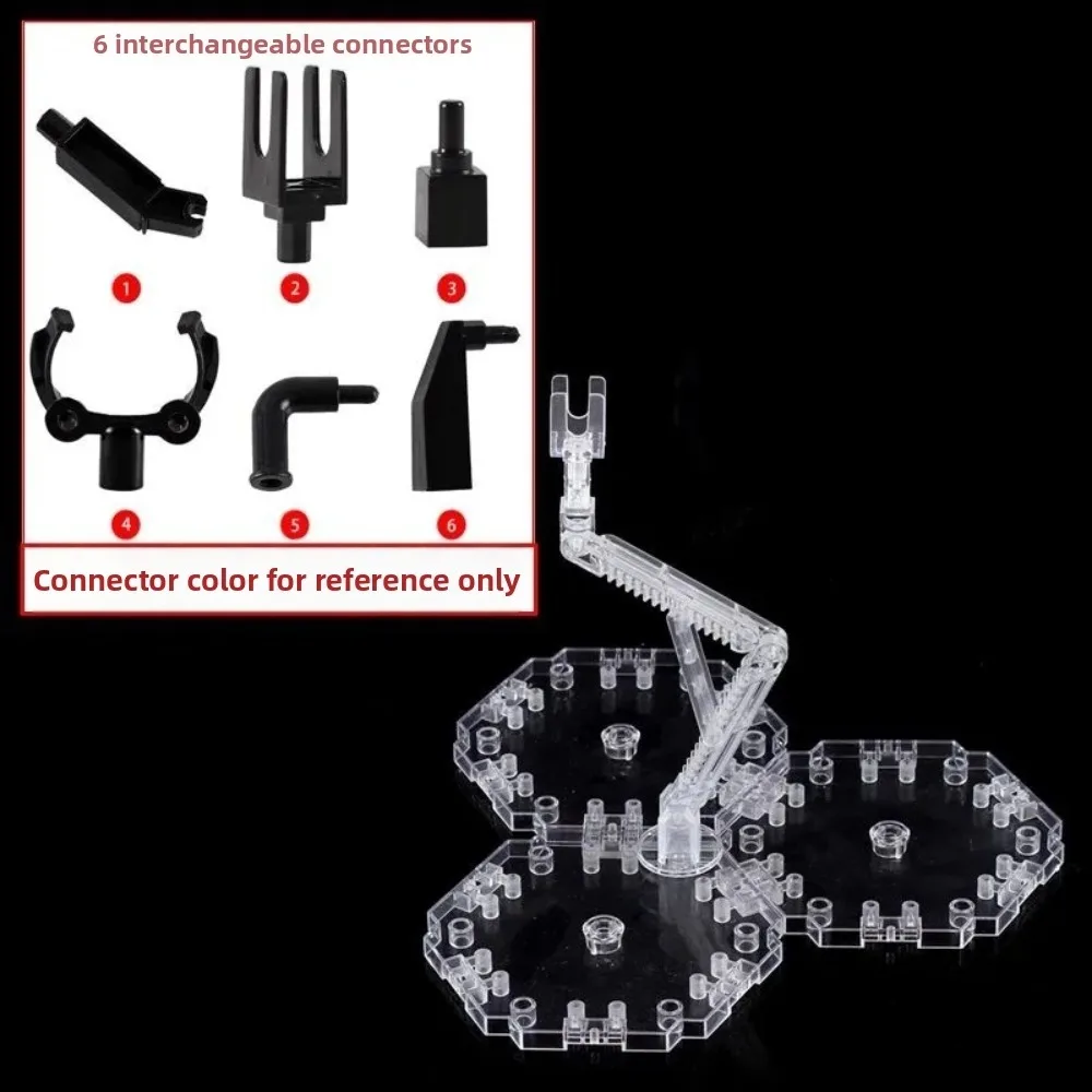 Plastic Action Figure Stand with Adjustable Arm Display