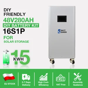 Pronación previa 51.2V 280AH 320AH LIFEPO4 Caja de batería 48V Kits de bricolaje JK BMS PB2A16S20P 4.3 pulgadas LCD de 15kWh Sistema solar de la batería del sistema doméstico 6 mejores ventas Lifepo4 Battery Box - №1