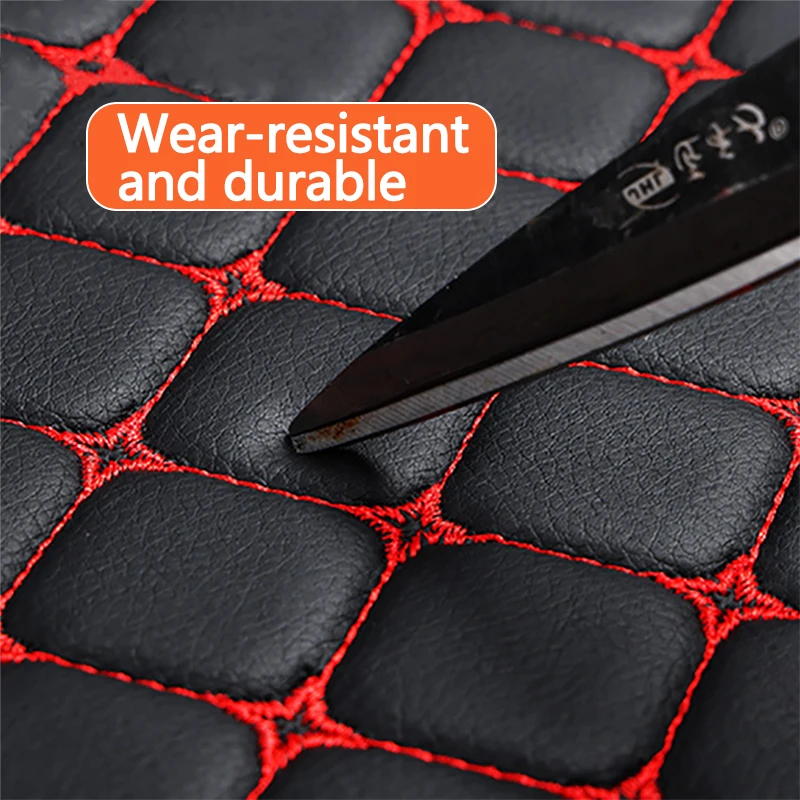 PU leather car seat cushion, simple seat cushion, wear-resistant and durable, suitable for all seasons image 4