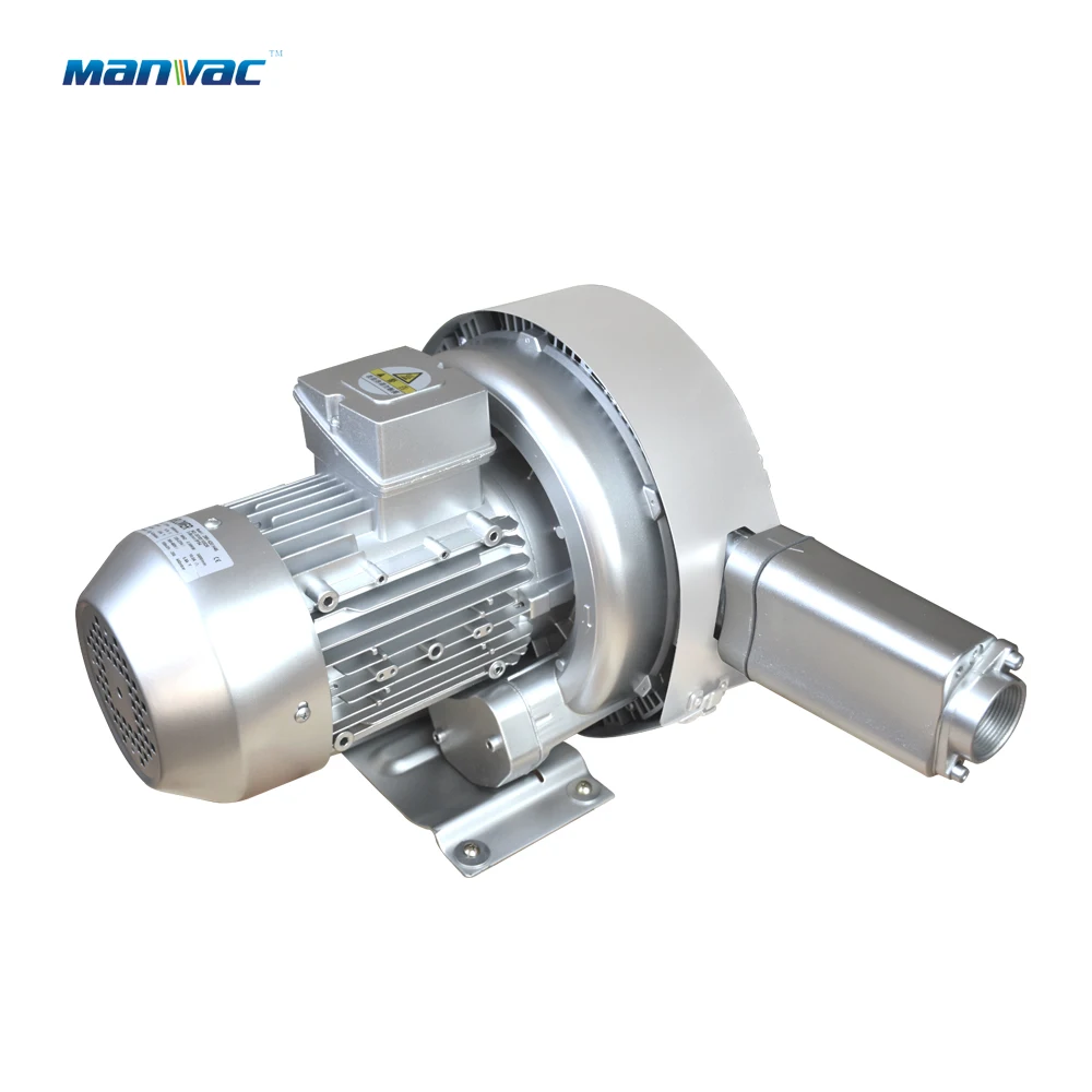 220V/380V Air Pump 3HP Two Impeller High Pressure Side Channel Blower For Water Treatment
