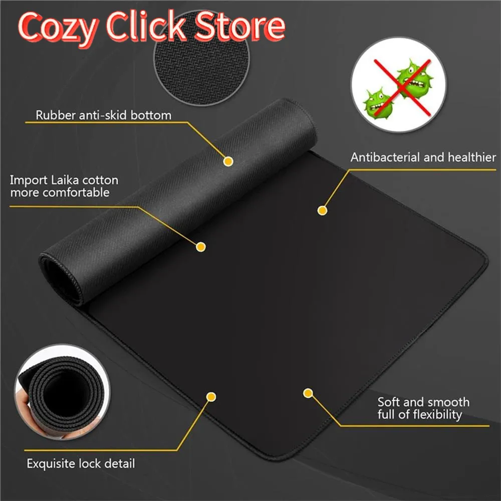 Tappetino per mouse Anime D-Doraemon Gaming Pc Configurazione Accessori Tavolo per computer Tappetino per mouse Gamer Tappetino per scrivania Tappetini grandi Tappetini per ufficio Xxl Mause