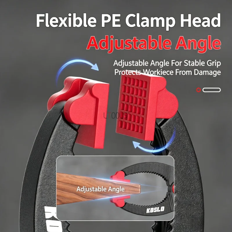 Multifunctional Woodworking Powerful Quick Clamp Ratchet Self‑Locking A Type Clamp Anti‑Slip Wear‑Resistant Model Fixture Fixer