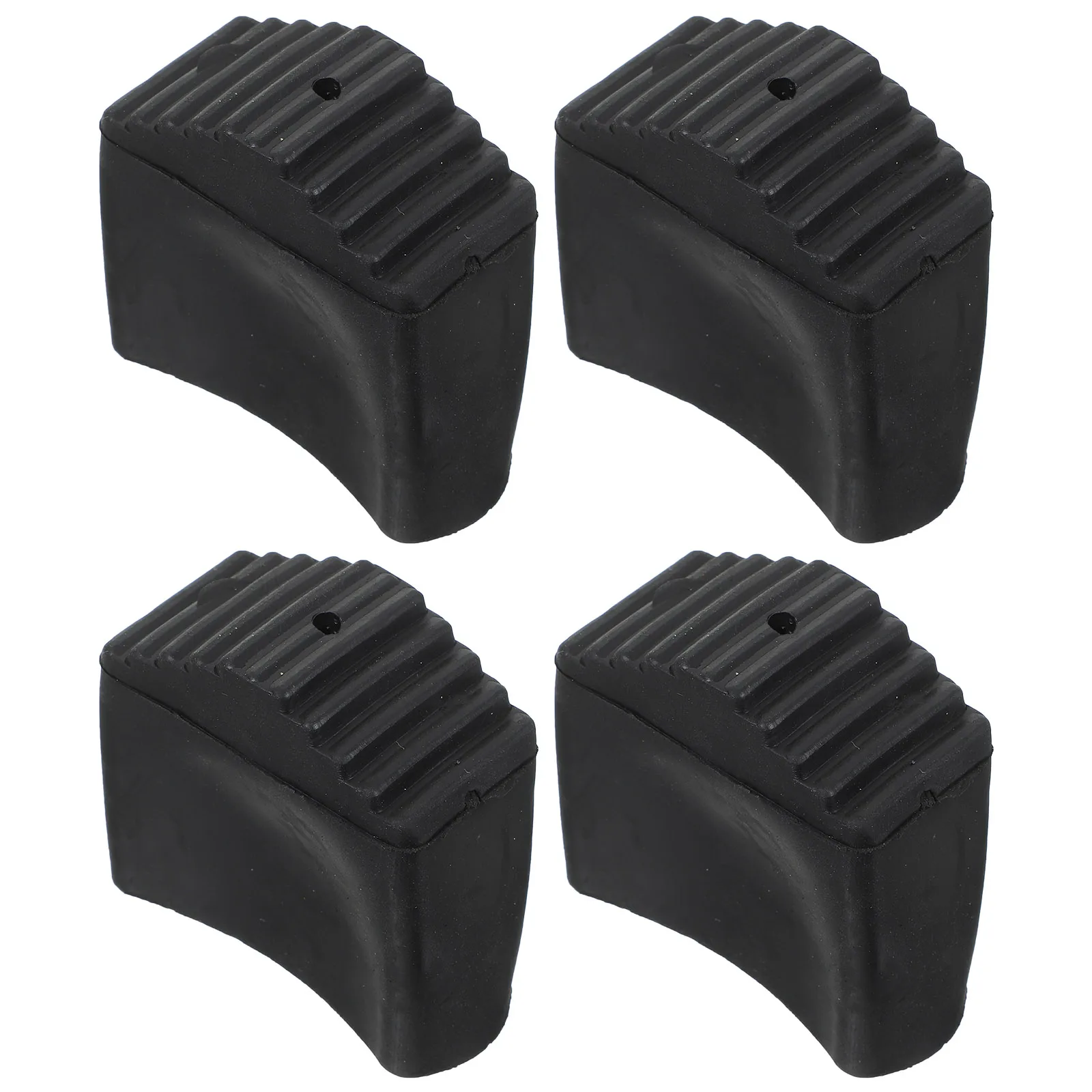 4 Pcs Ladder Foot Cover Rubber Feet Replacement Anti Slip Thick Design Durable Wear Resistant Balancing Pad Step Ladder