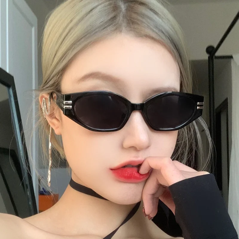 

New fashion net red same Sunglasses polygon small frame fashion sunglasses personalized matching women's glasses