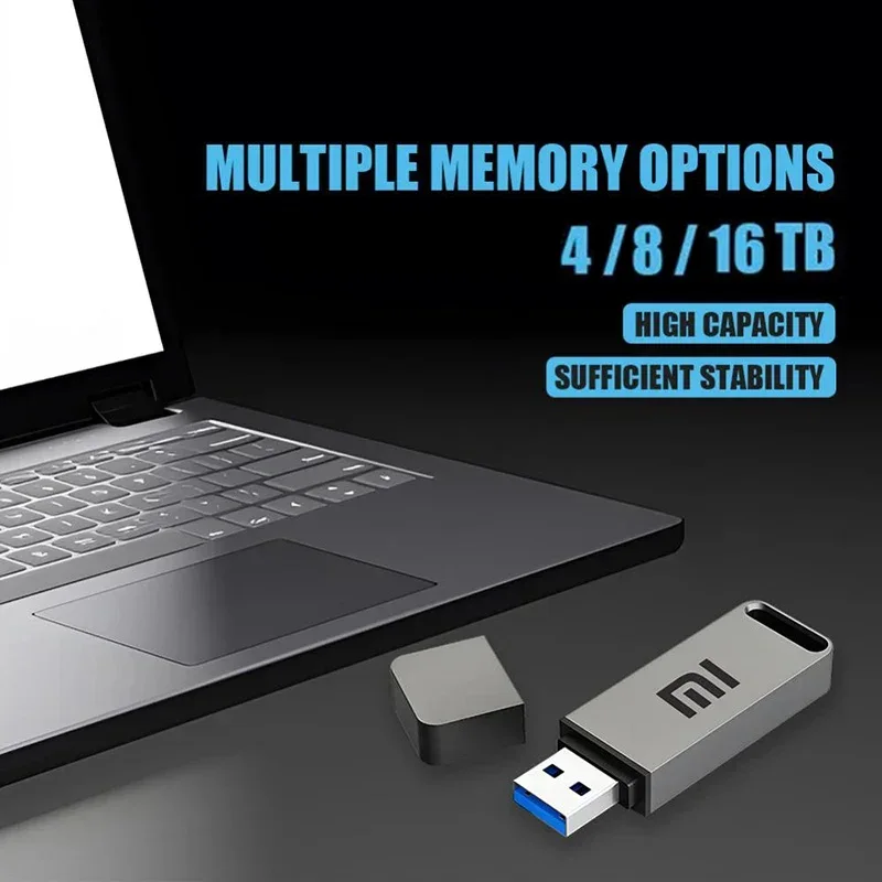 Xiaomi Originele Pen Drive 16Tb Usb 3.1 Flash Drive High-Speed Pen Drive Type-C Metaal Usb Geheugen Voor Computer Opslagapparaten