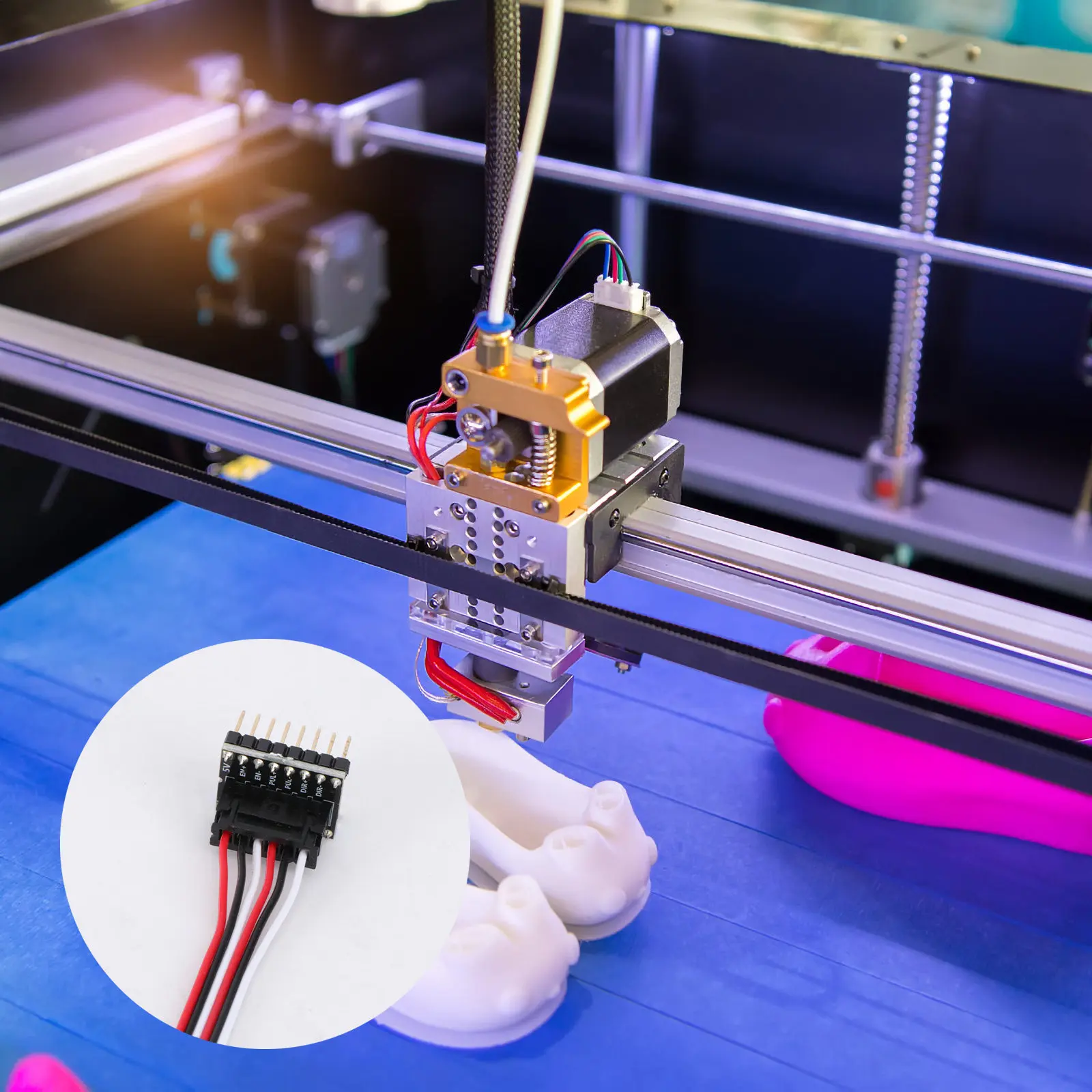 

External High Power Switching Module Cable Compatible Lerdge 3D Printer Board Driver Board Replacement for 42 57 86 Motor 3D