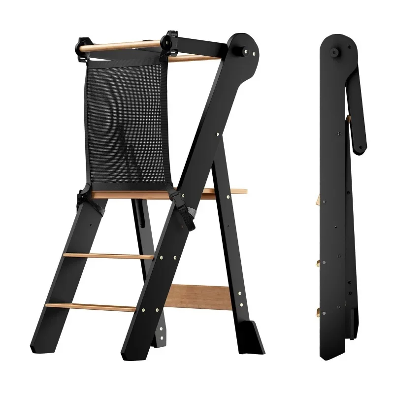 Solid wood learning tower baby ladder stool hand stool heightening  bathroom washing table climbing