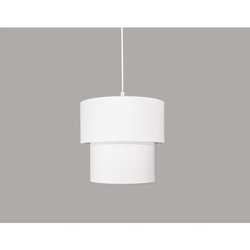 

Senay Lighting Dual Cylinder Scala Fabric Chandelier SarkıtBeyaz