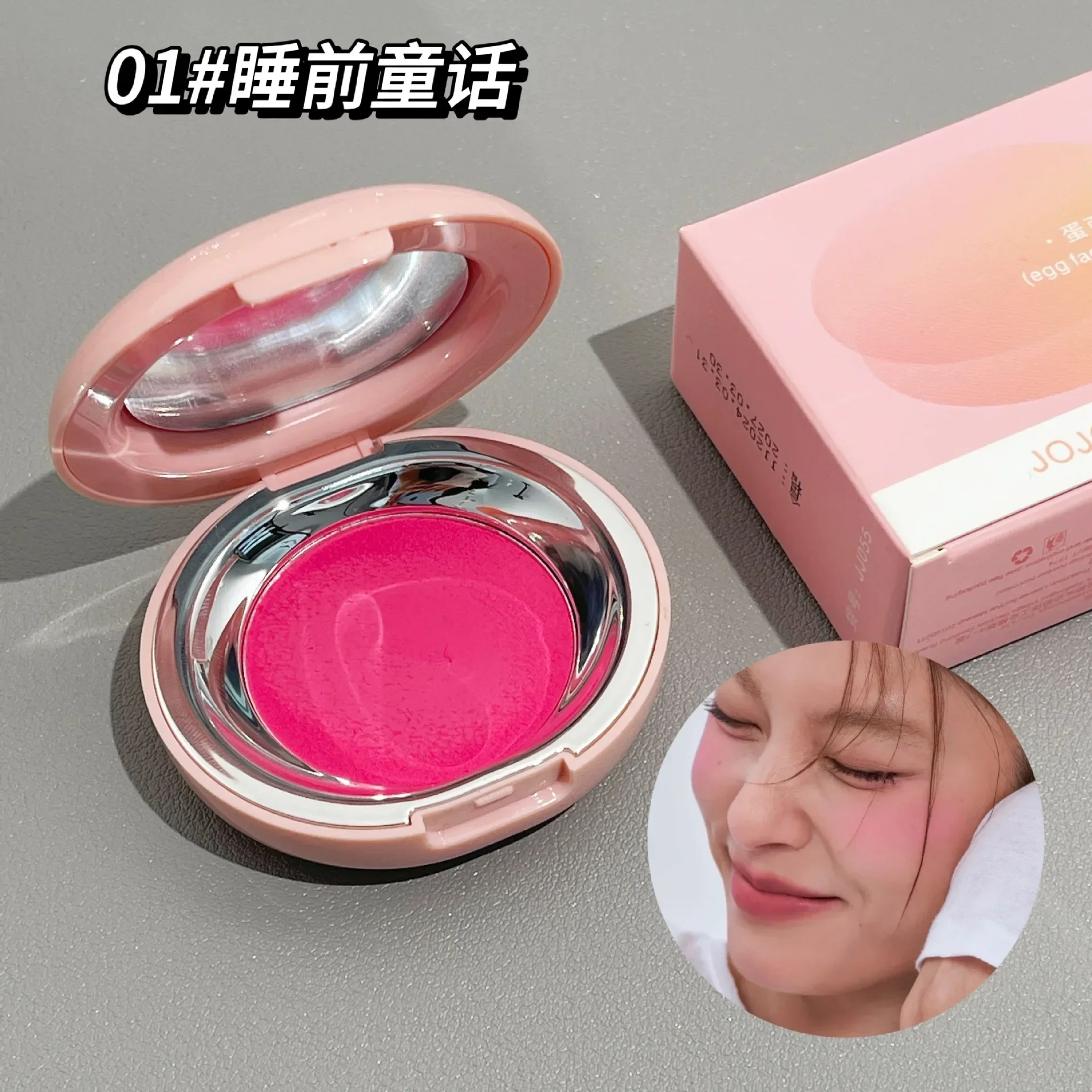 Long Lasting Blusher Cream Blush for Cheeks,High Pigmented Dewy Blush Makeup,Buildable Face Blushes for Healthy Natural Finish