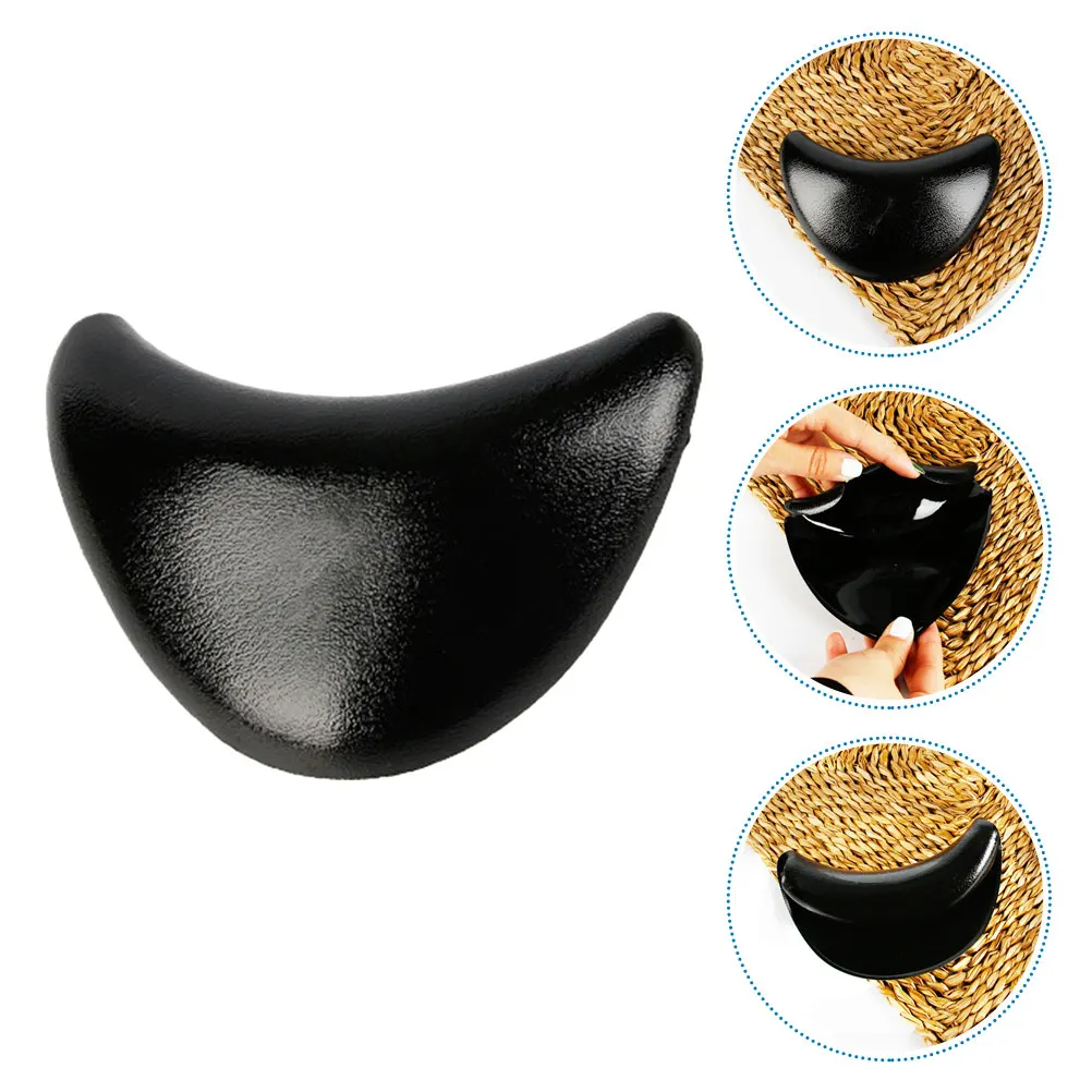 

1Pcs Silicone Neck Pillow for Salon Shampoo Basin Durable Supportive Comfortable Black Shampoo Pillow Hair Salon Supply