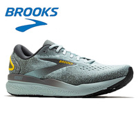 Brooks Ghost 16 Series Blue Gray Trend Men's Running Shoes Breathable Mesh Outdoor Casual Sports Shoes Men Sneakers